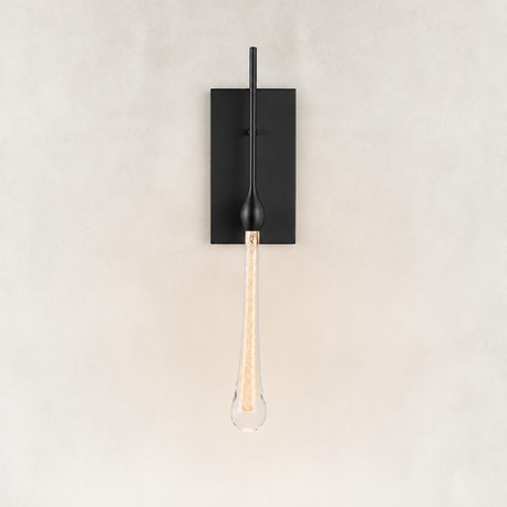 Selune Crystal Drop Wall Sconce 21"H