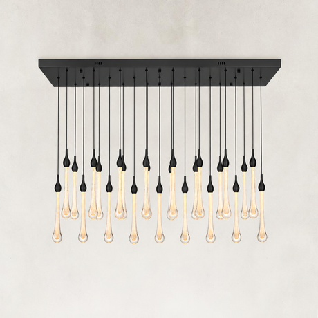 Selune Crystal Linear Chandelier 50"W