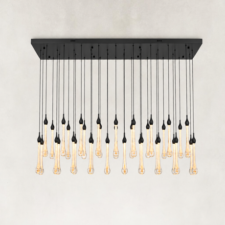 Selune Crystal Linear Chandelier 60"W