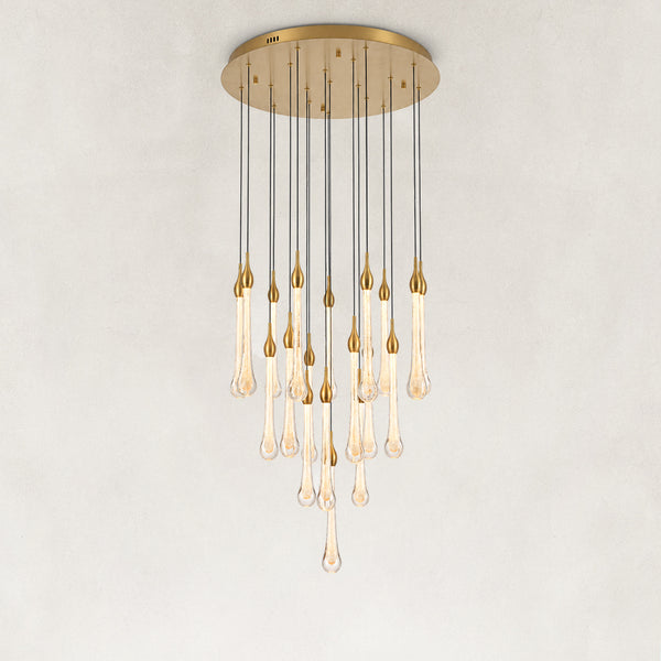 Selune Crystal Cascade Chandelier 24"D