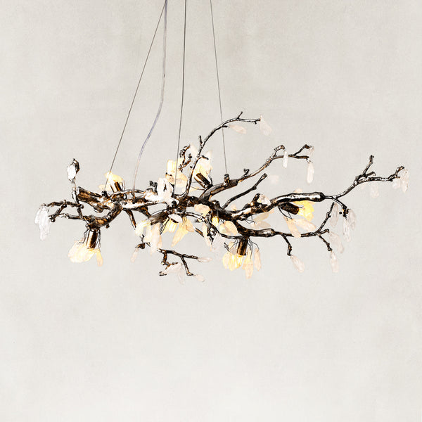 Selvara Rose Quartz Branch Chandelier 39.3"W