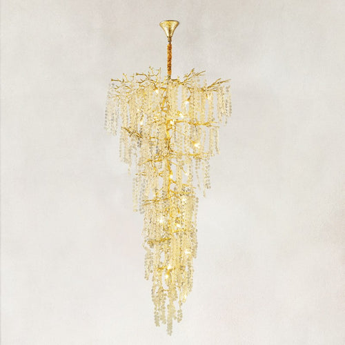 Shira Crystal Tree Branch Linear Chandelier 95