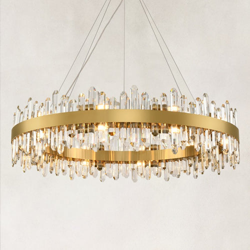 Stello Crystal Strip Round Chandelier 40