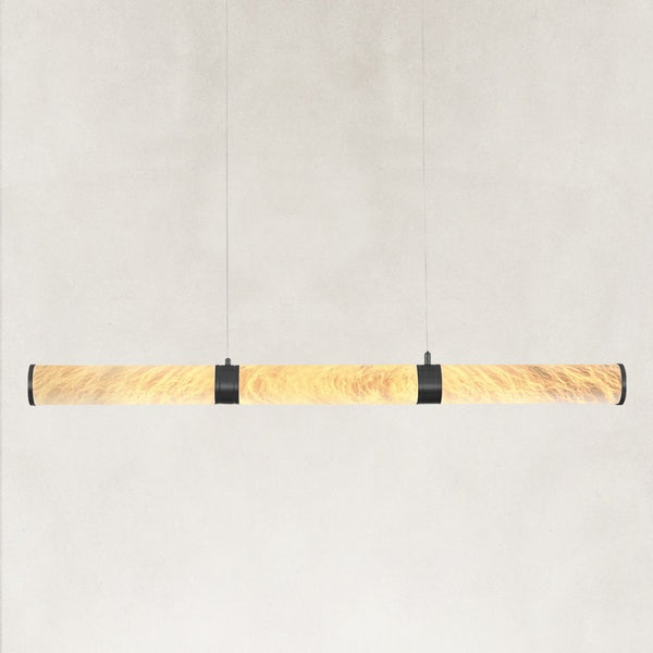 Sylva Alabaster Linear Chandelier 47"W