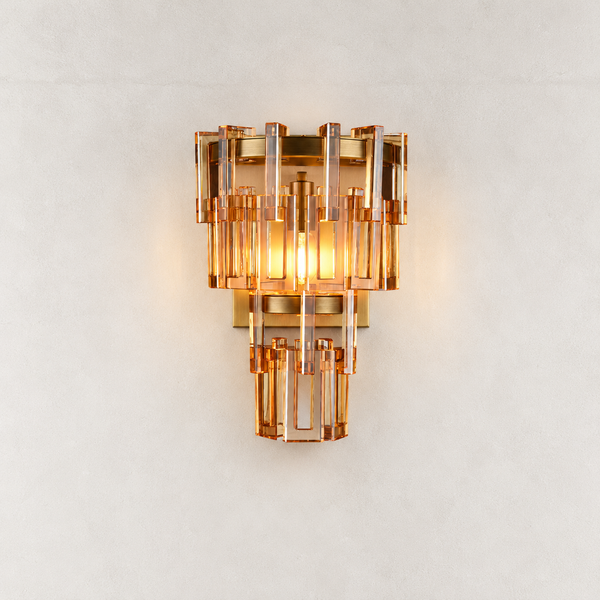 Vaeo Crystal Geometric Wall Sconce 16"H