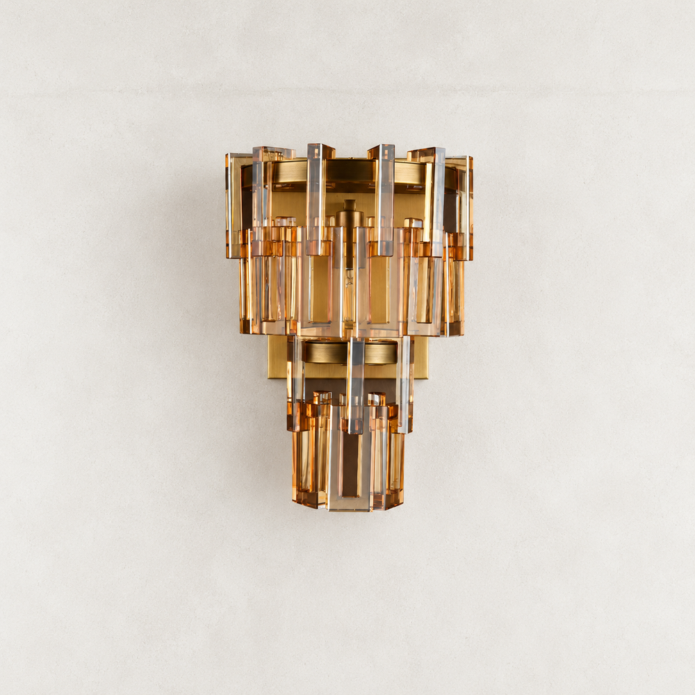 Vaeo Crystal Geometric Wall Sconce 16"H