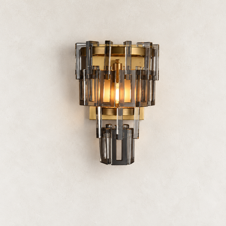Vaeo Crystal Geometric Wall Sconce 16"H