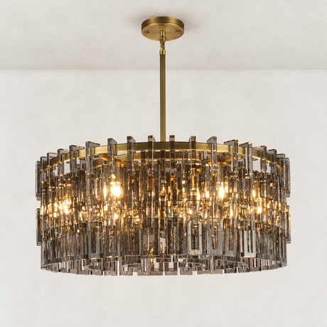 Vaeo Crystal Round Chandelier 32"W