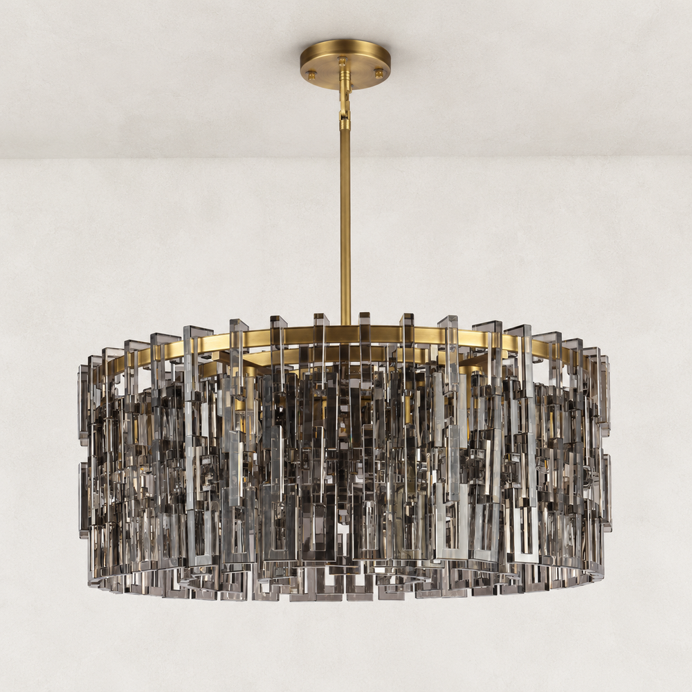 Vaeo Crystal Round Chandelier 32"W
