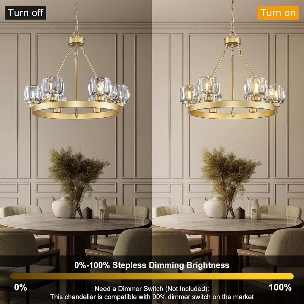 Vellu Round Chandelier 24"D