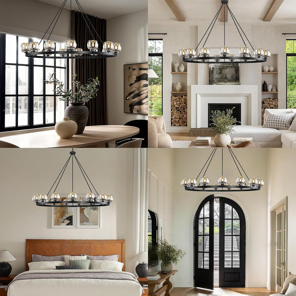 Vellu Round Chandelier 59"D