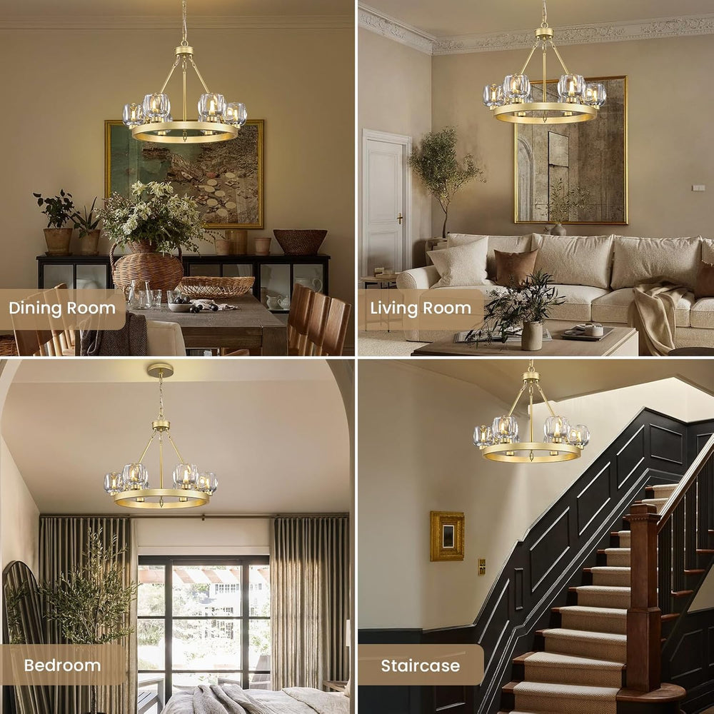 Vellu Round Chandelier 24"D