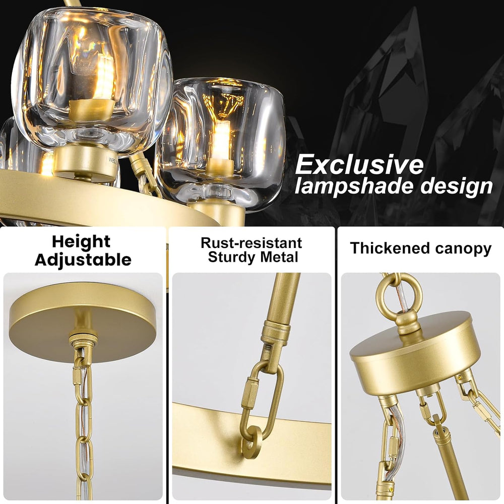 Vellu Round Chandelier 24"D