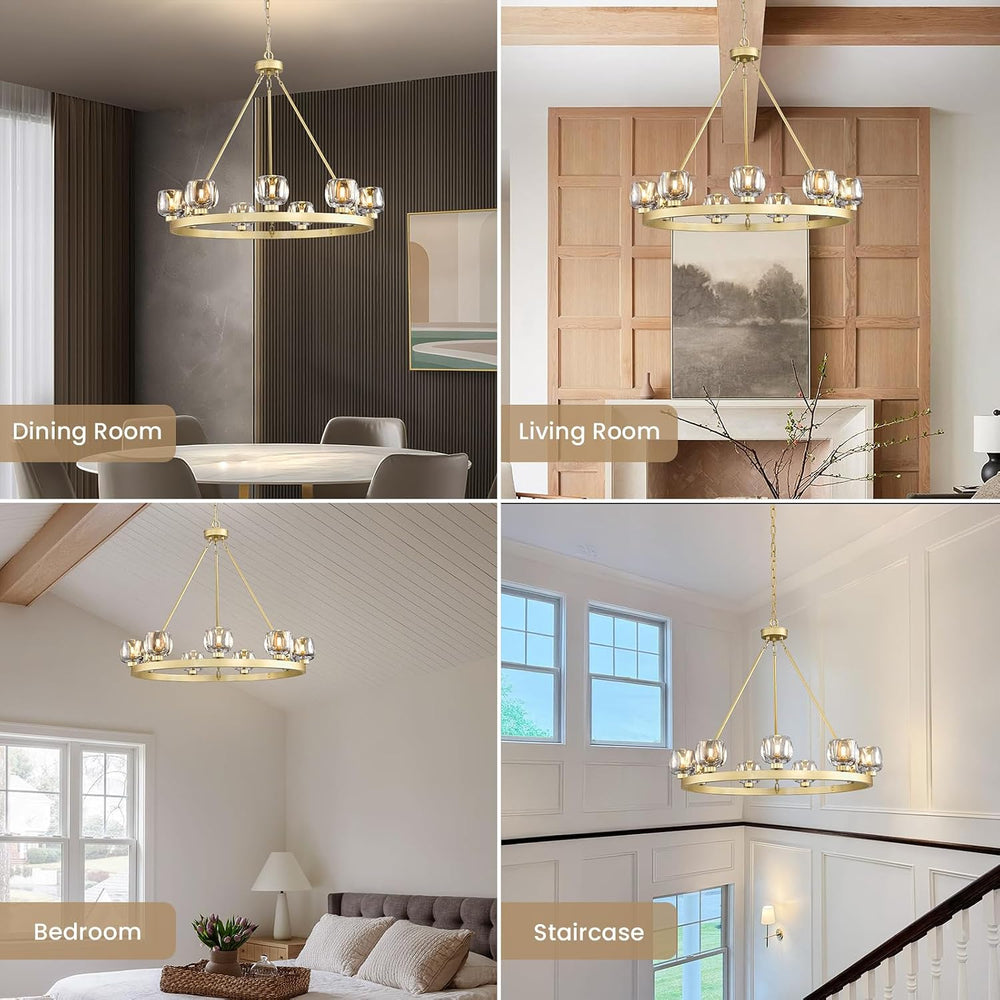 Vellu Round Chandelier 36"D