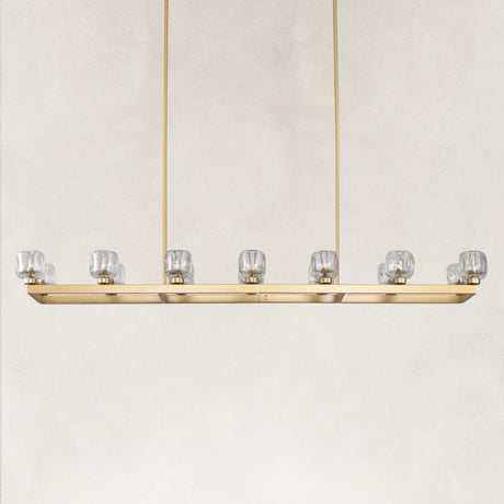 Vellu Rectangular Chandelier 68"W