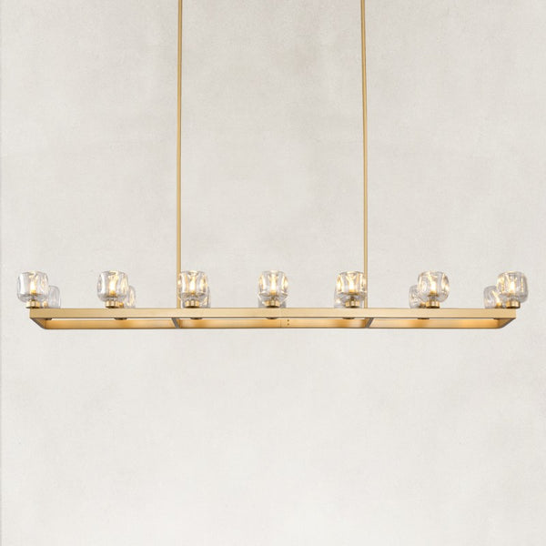 Vellu Rectangular Chandelier 68"W