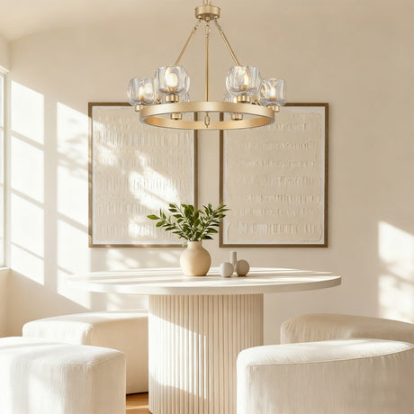 Vellu Round Chandelier 24"D
