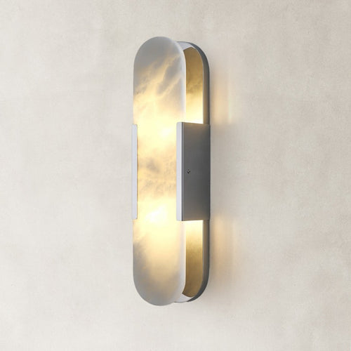 Velo Alabaster Oval Wall Sconce 20