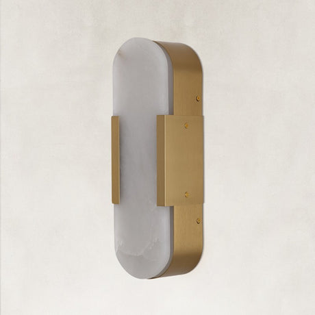 Velo Alabaster Wall Sconce 14"H