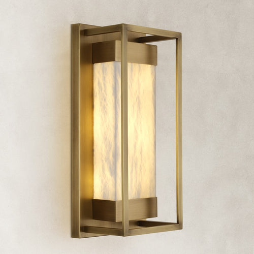 Vero Alabaster Wall Sconce 16