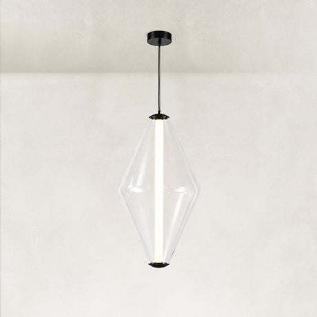 Vertex Glass Pendant 35"H